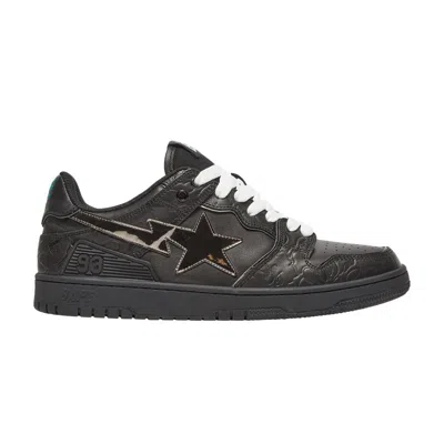 Pre-owned Bape Sk8 Sta Low 'black'