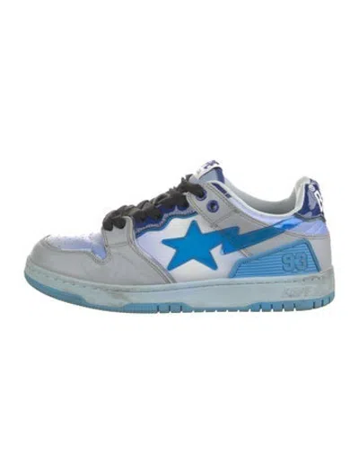 Pre-owned Bape Sk8 Sta Sneakers In Blue