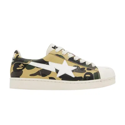 Pre-owned Bape Skullsta '1st Camo - Yellow'