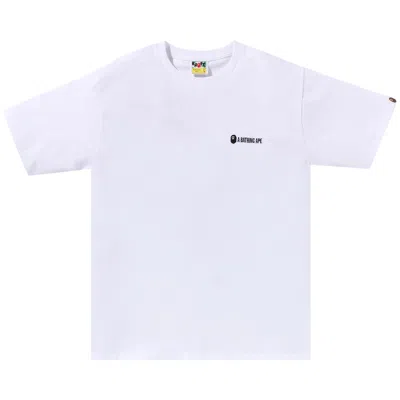 Pre-owned Bape Small Logo Tee 'white' | Men's Size Xxl