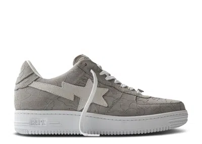 Bape Solebox X Sta 'light Grey Line Camo' In Gray