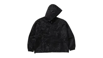 Pre-owned Bape Solid Camo Shark Full Zip Jacket In Black