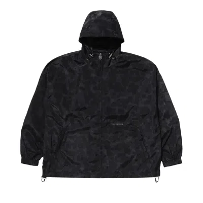 Pre-owned Bape Solid Color Nylon Hooded Jacket 'black'