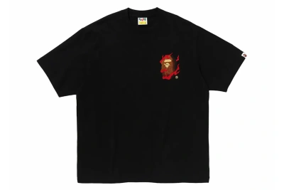 Pre-owned Bape Souvenir Relaxed Fit Tee Black