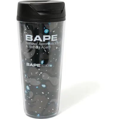 Pre-owned Bape Space Camo Tumbler In Black