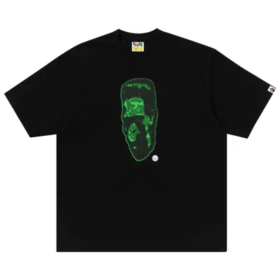 Pre-owned Bape Spray Frankenstein Relaxed Fit Tee 'black'