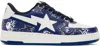 Bape Ssense Exclusive Blue & White Tape Sta Sneakers In Blx