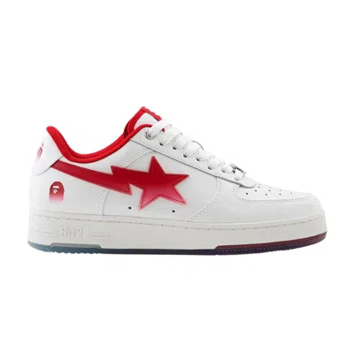 Pre-owned Bape Sta #4 'red White' | Men's Size 9