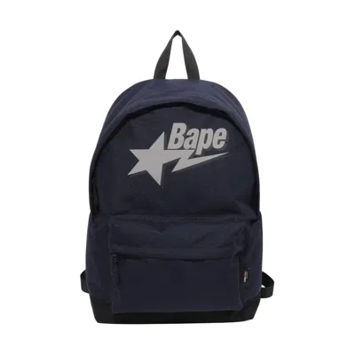 Pre-owned Bape Sta Cordura Daypack 'navy' | Blue | Men's Size Onesize