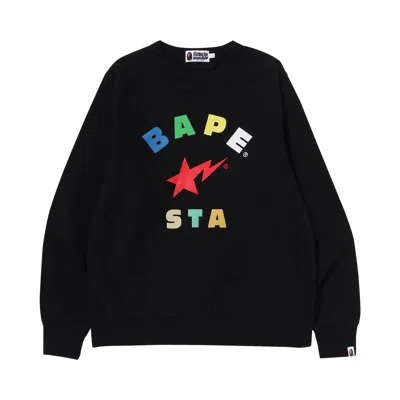 Pre-owned Bape Sta Crewneck 'black'