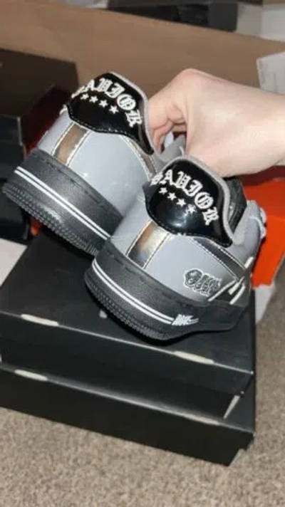 Pre-owned Bape Sta Doomsta Size 7 In Black And Gray