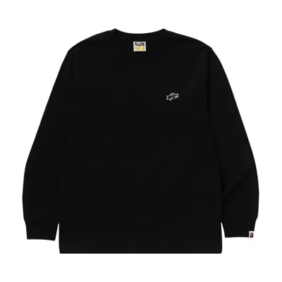 Pre-owned Bape Sta One Point Long-sleeve Tee 'black'