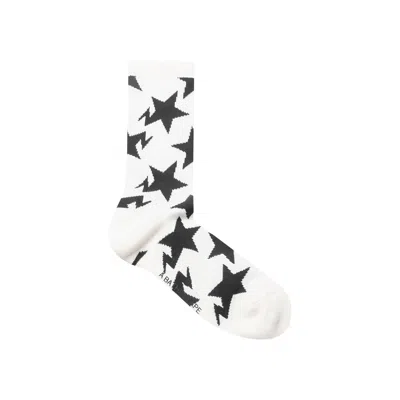 Pre-owned Bape Sta Pattern Socks 'white' | Men's Size Onesize