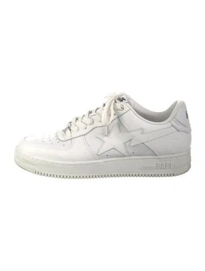Pre-owned Bape Sta Sneakers In White