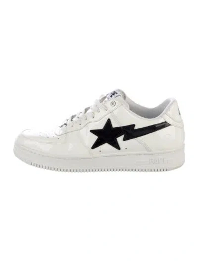Pre-owned Bape Sta Sneakers In White