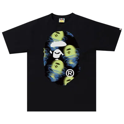 Pre-owned Bape Storm Big Ape Head Tee 'black' | Men's Size Xl