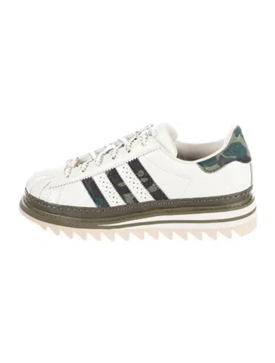 Pre-owned Bape Superstar Athletic Sneakers W/ Tags In Green