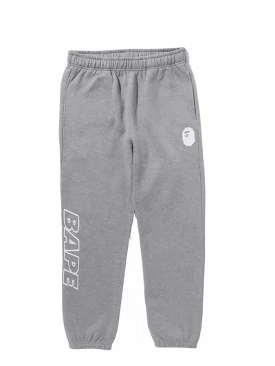 Pre-owned Bape Sweatpants Grey 3xl In Gray
