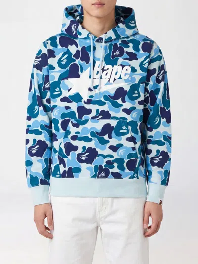 Bape Sweatshirt Men In Blue