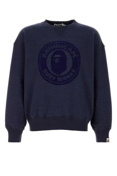 Bape Sweatshirts In Blue