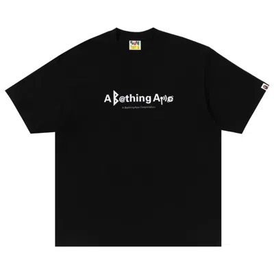 Pre-owned Bape Symbol Logo Relaxed Fit Tee 'black'