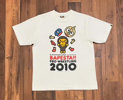 Pre-owned Bape Tee Shirt In White