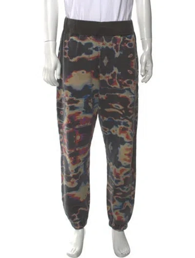 Pre-owned Bape Thermography Camo Joggers In Multicolor