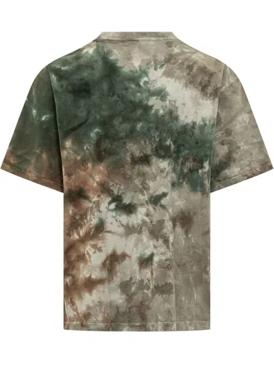 Bape Tie-dye Rethexed Tee In Olive Drab
