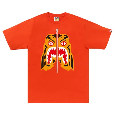 Pre-owned Bape Tiger Tee 'orange'