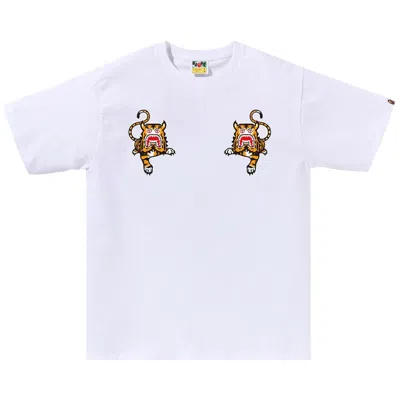 Pre-owned Bape Tiger Tee 'white'