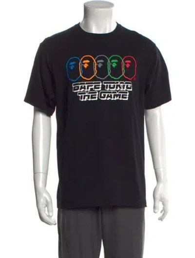 Pre-owned Bape Tokyo The Game Graphic Print T-shirt In Black