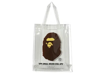 Pre-owned Bape Tote Bag In Clear