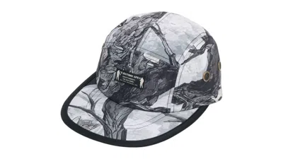 Pre-owned Bape Tree Edge Camo Cap In White