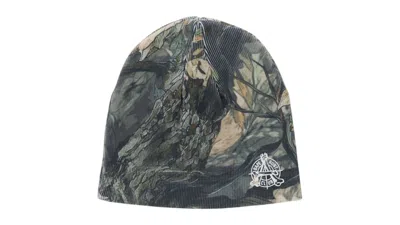 Pre-owned Bape Tree Edge Camo Knit Cap In Brown