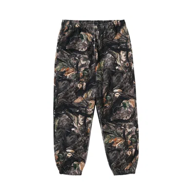 Pre-owned Bape Tree Edge Camo Relaxed Fit Sweatpants 'brown' | Men's Size S
