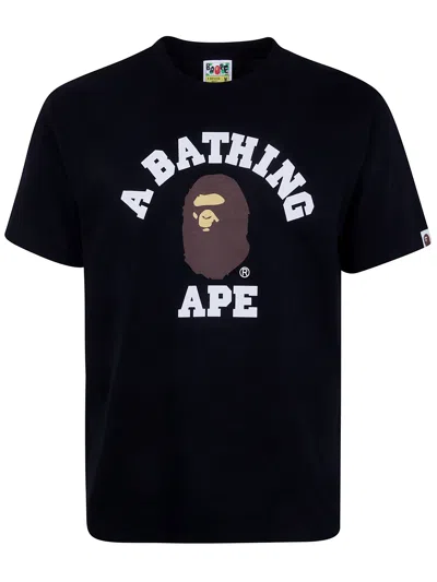 Bape T-shirt Black "college"