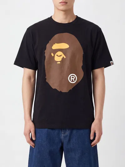 Bape T-shirt Men In Black