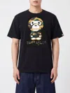 Bape T-shirt Men In Black