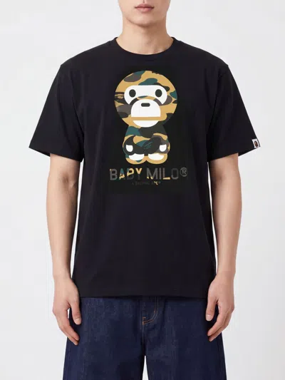 Bape T-shirt Men In Black