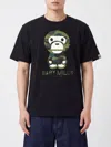 Bape T-shirt Men In Black