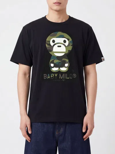 Bape T-shirt Men In Black