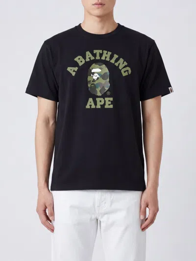 Bape T-shirt Men In Black