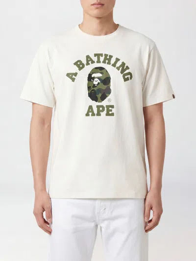 Bape T-shirt Men In White