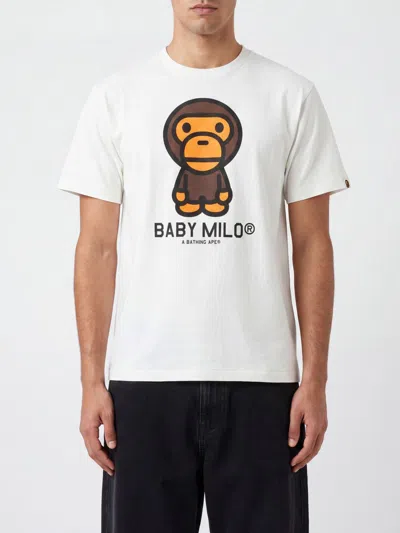 Bape T-shirt Men In White