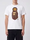 Bape T-shirt Men In White
