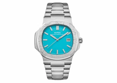 Pre-owned Bape Type 10 Ii X Watch In Sax