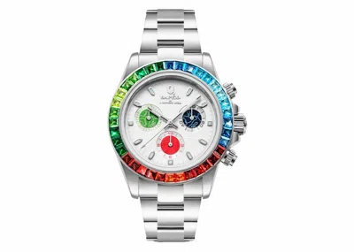 Pre-owned Bape Type 4 X 30th Anniversary Watch In Silver