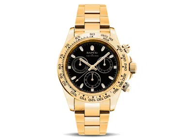 Pre-owned Bape Type 4 X Watch In Gold/black