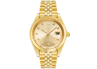 Pre-owned Bape Type 6 X #1 Watch In Gold