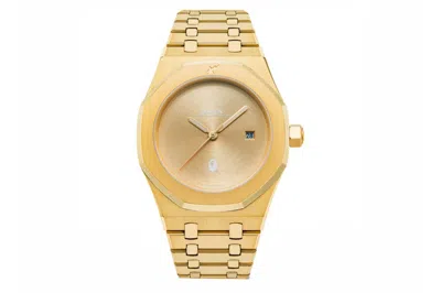 Pre-owned Bape Type 9 X Watch Gold